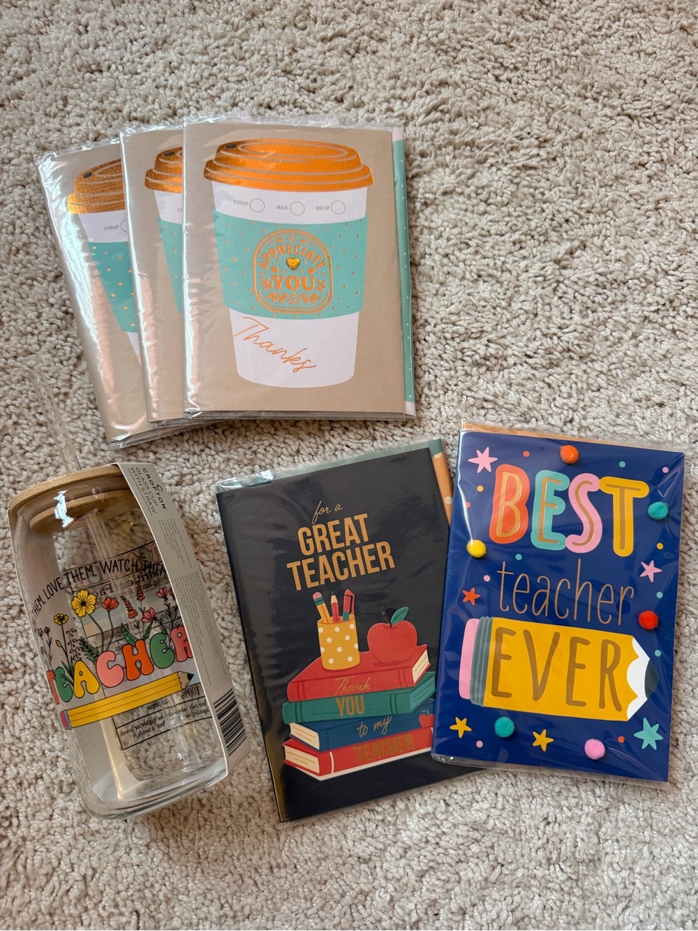 Teacher Gifts | Teacher Cup and Cards